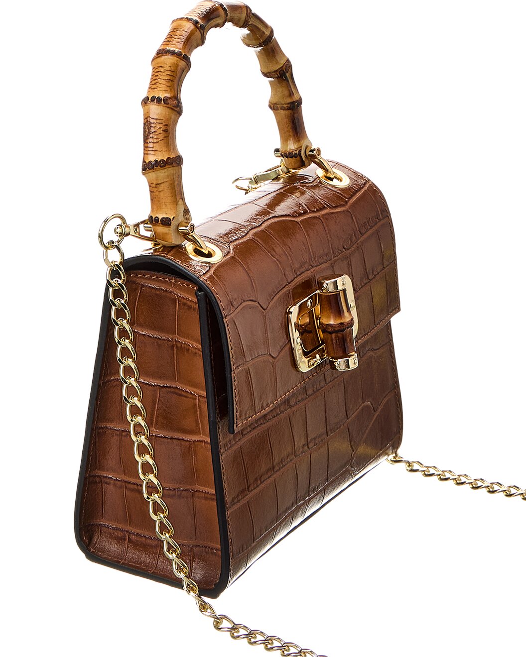 Croco Satchel