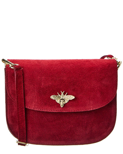 Suede Bee Crossbody